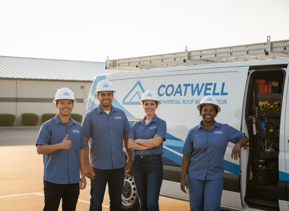 Commercial roof coating company in Norfolk, MA